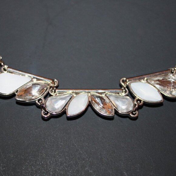 Thalia Sodi Necklace Multi-Strand Crystal Embellished 30" Statement Silver-Tone - Picture 4 of 6